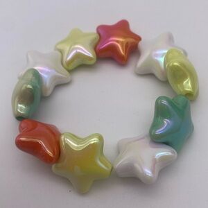 Colorful Star Bead Bracelet for Kids